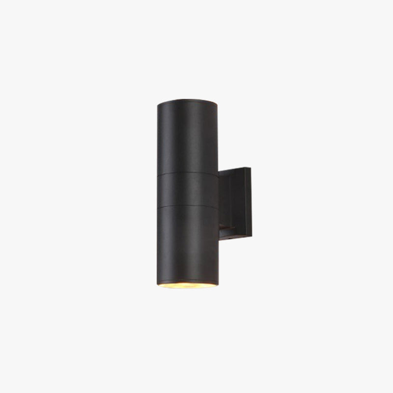 Lampa ścienna Kirema minimalistyczna, dwugłowicowa, zewnętrzna