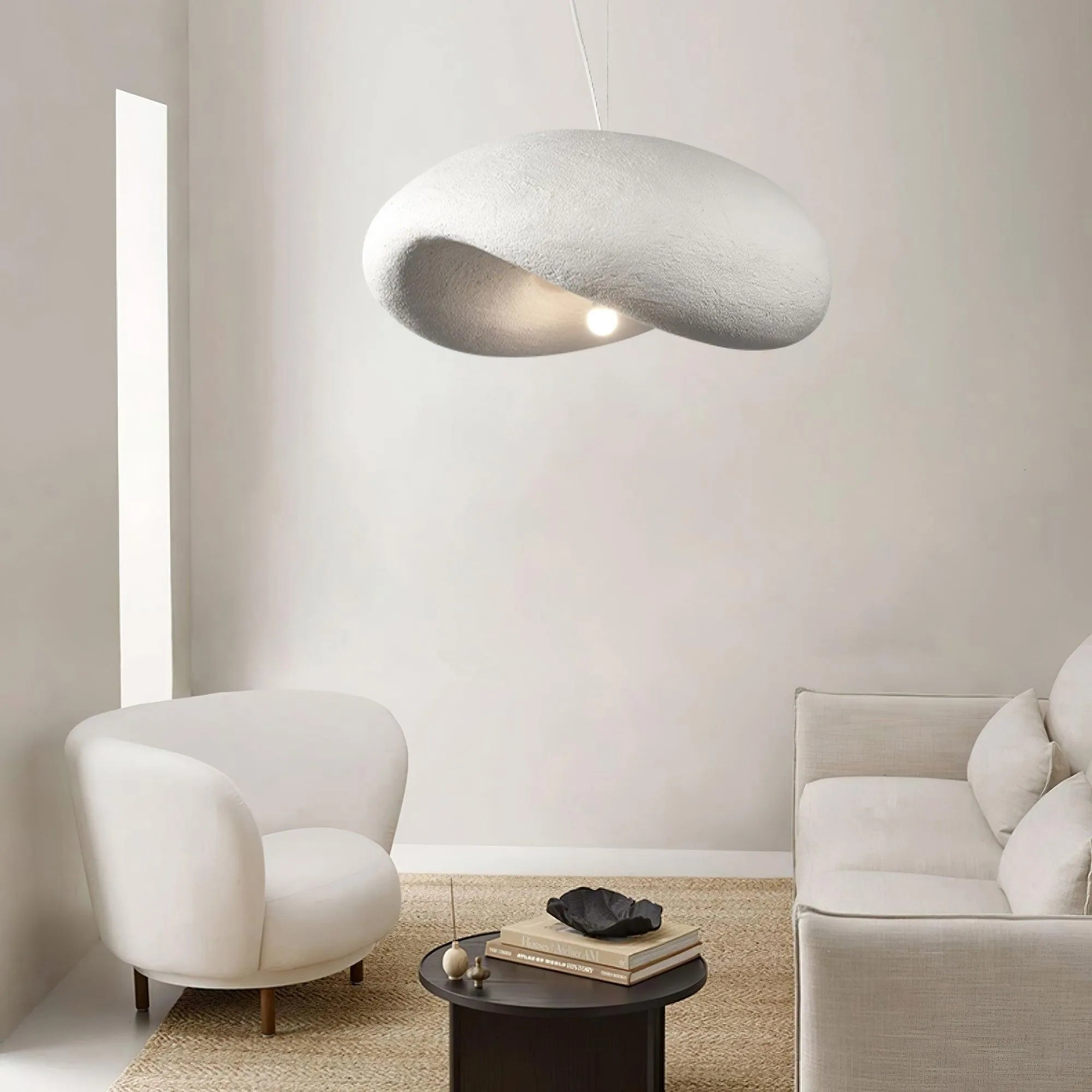 Lampa wisząca Cosmo w kształcie chmury w stylu Wabi Sabi