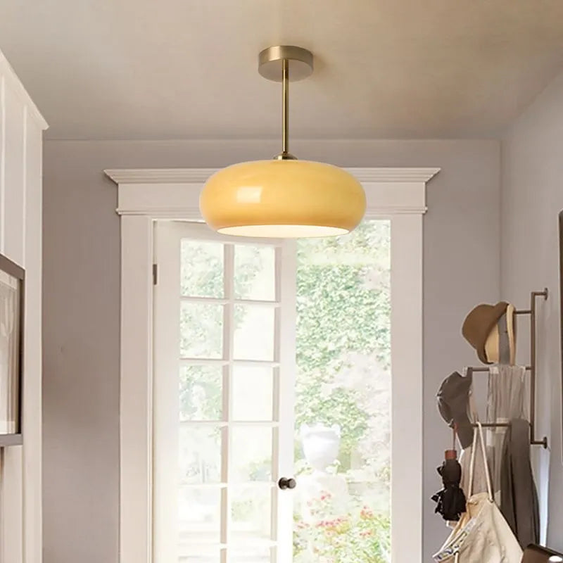 Lampa sufitowa Vensia szklany plafon