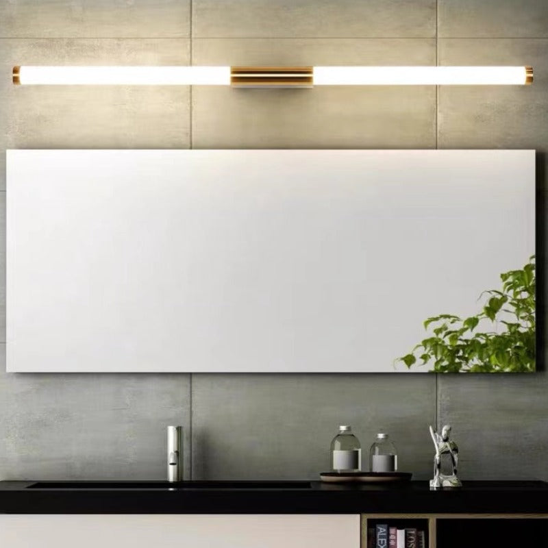Minimalistyczna Lampa Ścienna Liniowa Aeri, Złota