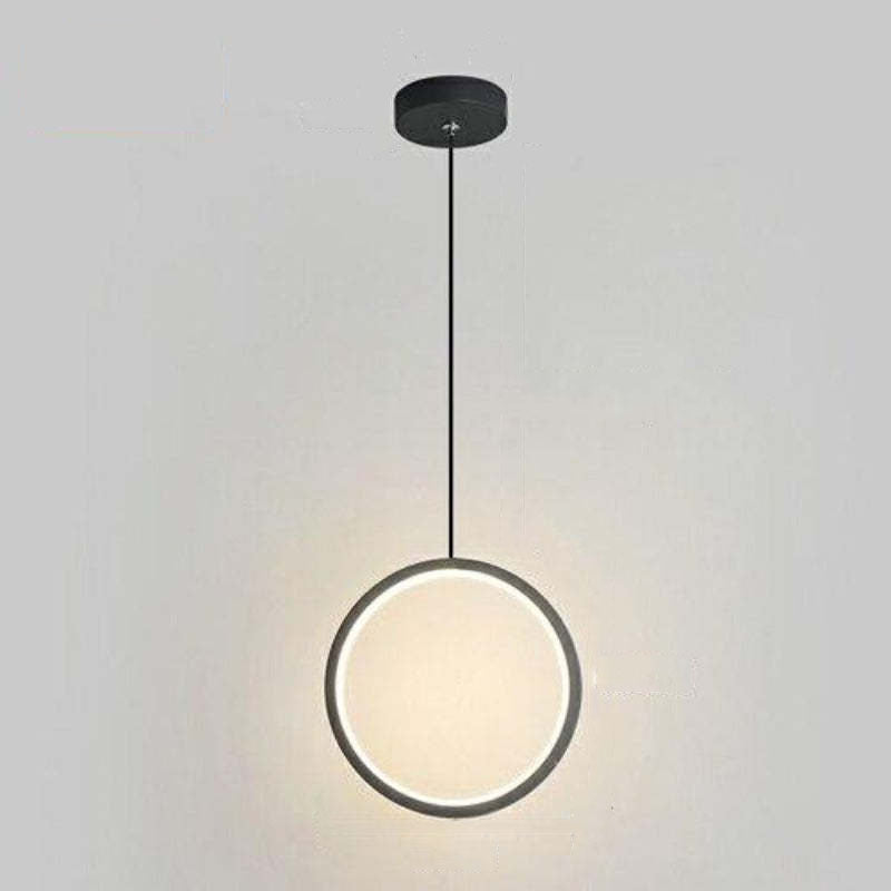 Kori Nowoczesna Lampa Wisząca LED Czarno/Biała do Salonu