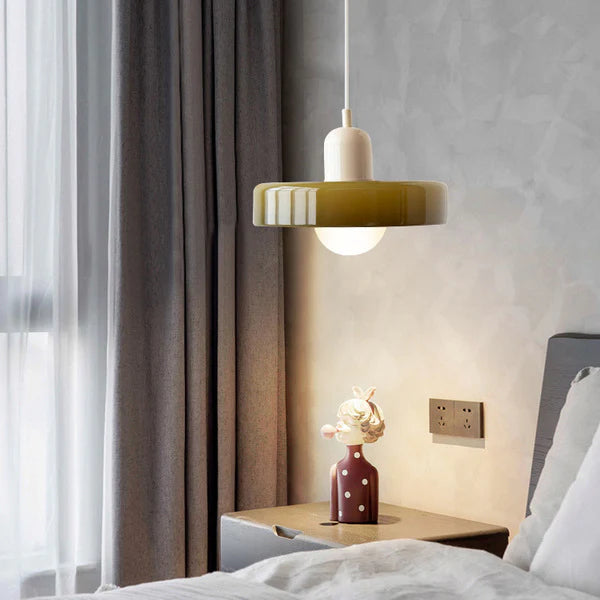 Lampa Wisząca Cavien Vintage Szklana