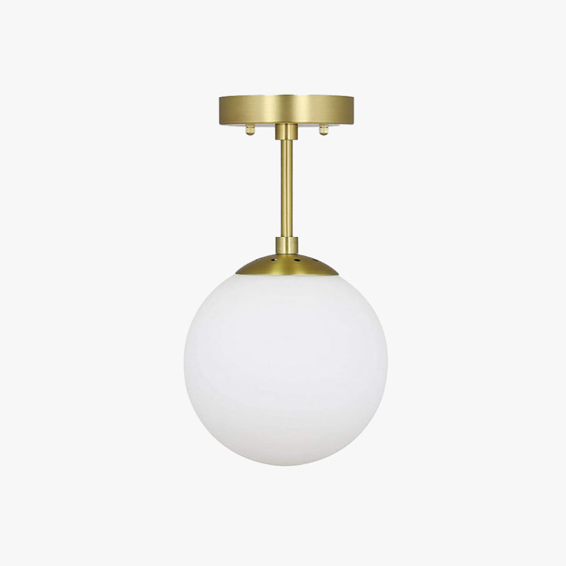 Malvo Półprzysufitowa Lampa Sufitowa Szklana