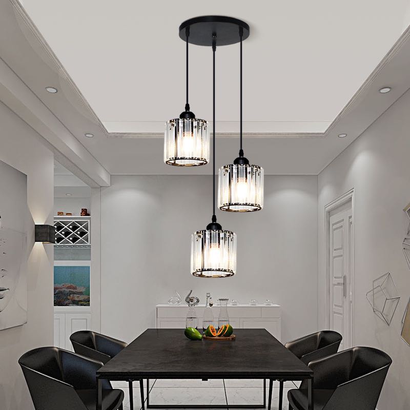 Lampa Wisząca Maruvo Nowoczesna Klastrowa Cylindryczne Szkło