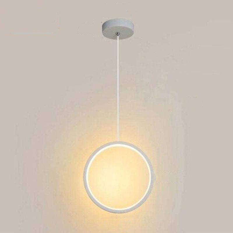 Kori Nowoczesna Lampa Wisząca LED Czarno/Biała do Salonu