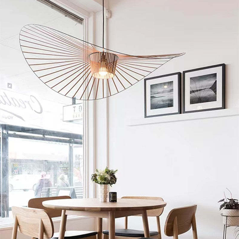 Lampa wisząca Xelion Nowoczesna Kwiatowa Tkanina Czarna/Biała/Złota/Brązowa