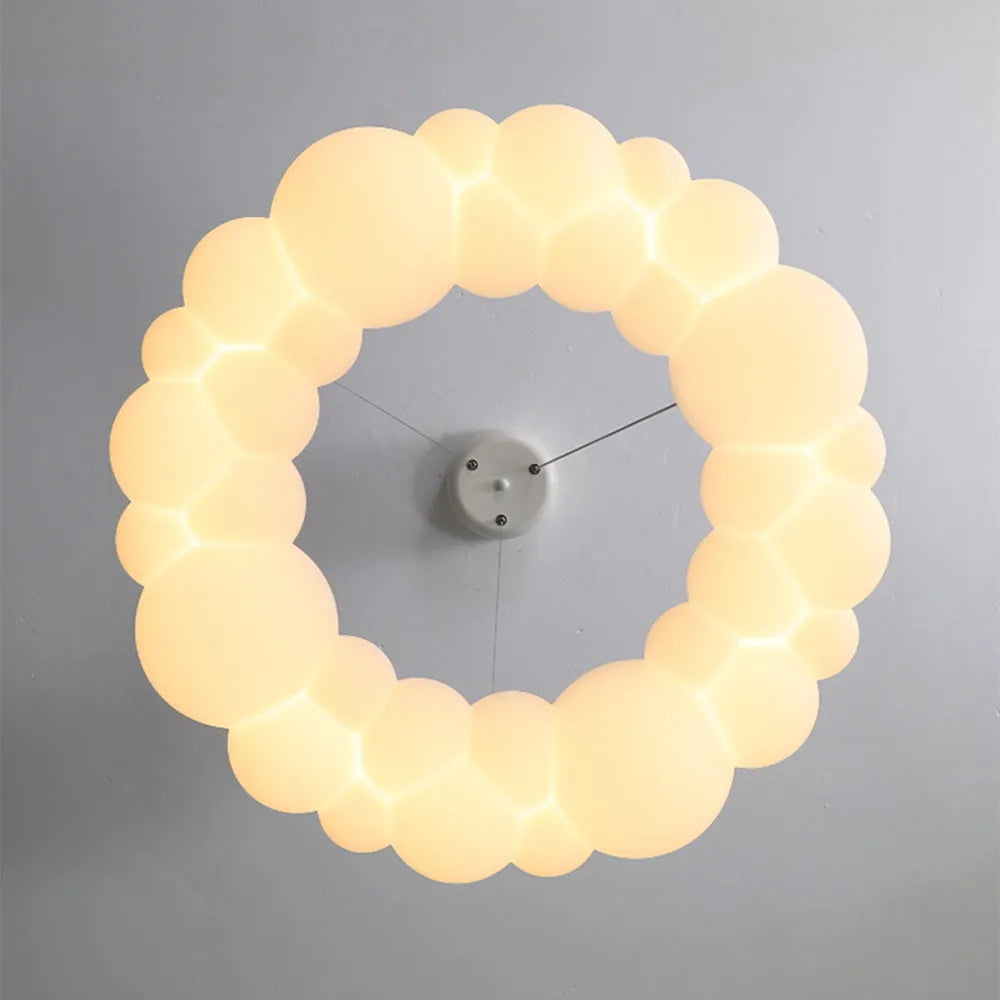 Lampa wisząca i sufitowa Keli, ściemniana pilotem