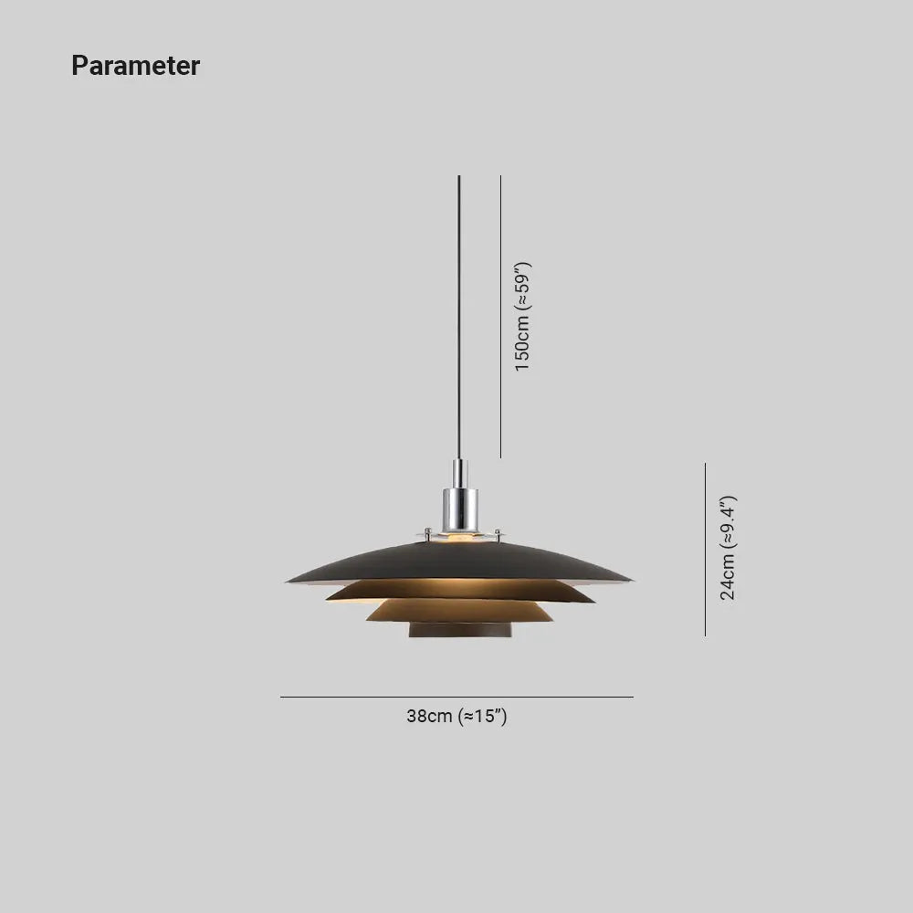 Lampa Wisząca Milora Współczesna Minimalistyczna Frisbee