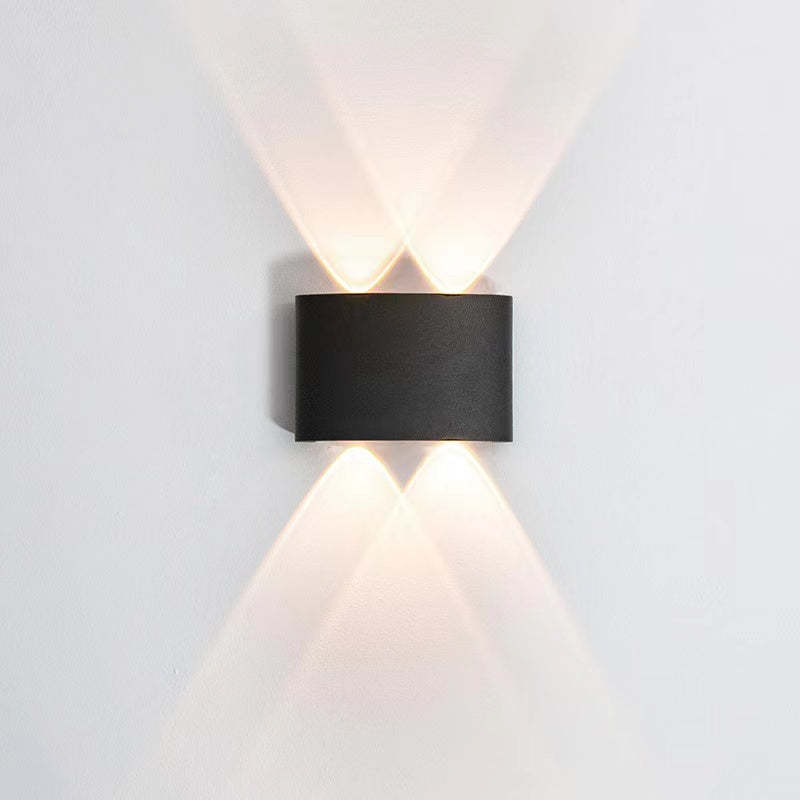 Lampa ścienna Nirex Nowoczesna Prostokątna Zewnętrzna Fala Wodna