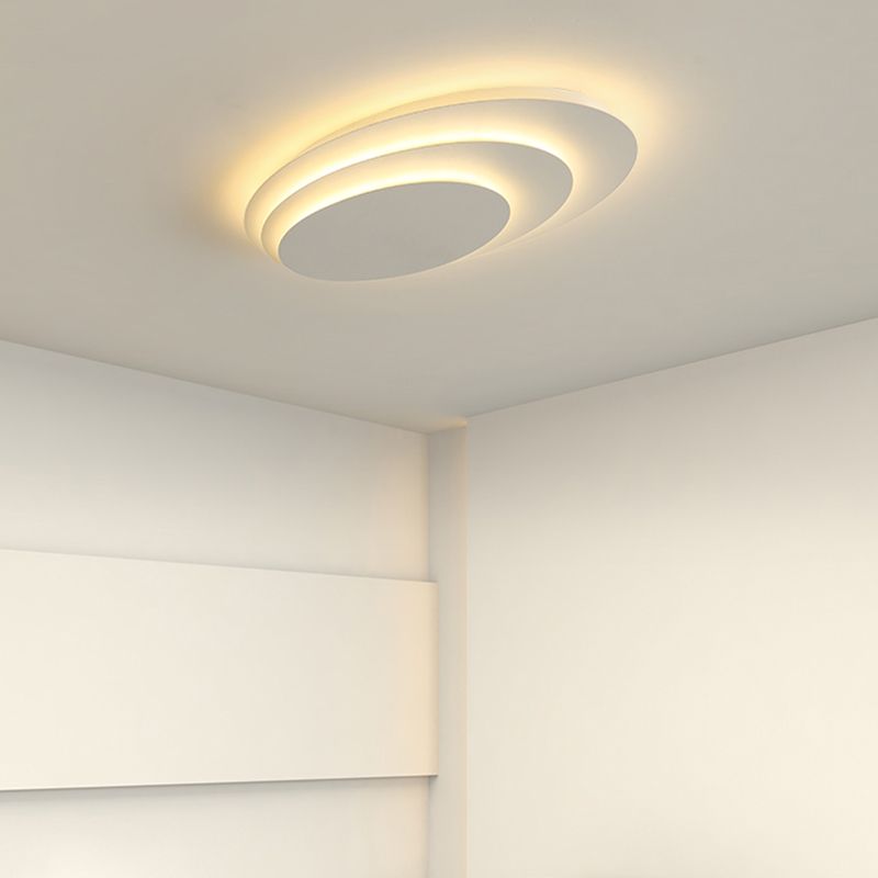 Lampa Sufitowa Marvion Biała Kwiatowa Nowoczesna
