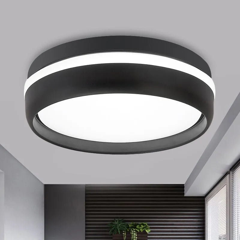 Lampa sufitowa Lenior Czarna Okrągła