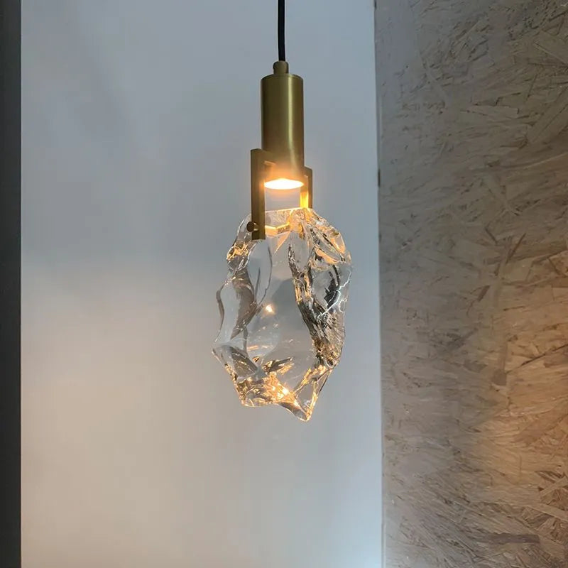 Lampa wisząca Elquin Kryształowa Cylindryczna