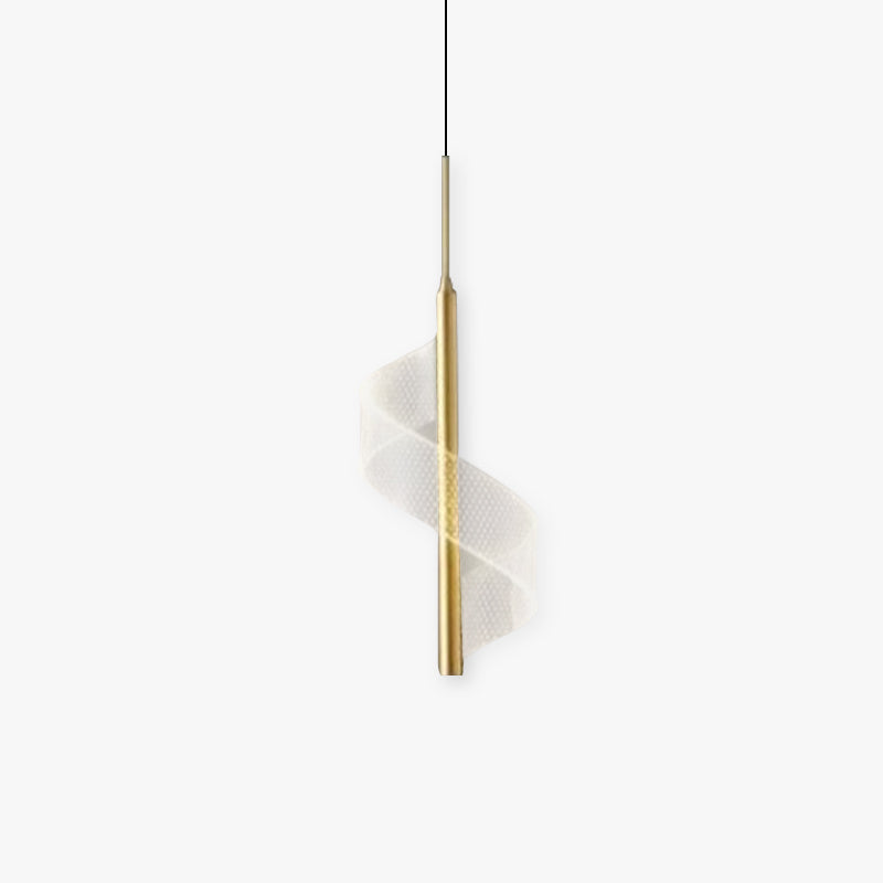 Lampa wisząca Alven Vintage Złota Wstążka
