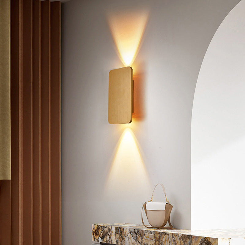 Norelin Lampa Ścienna Minimalistyczna Prostokątna Wewnętrzna
