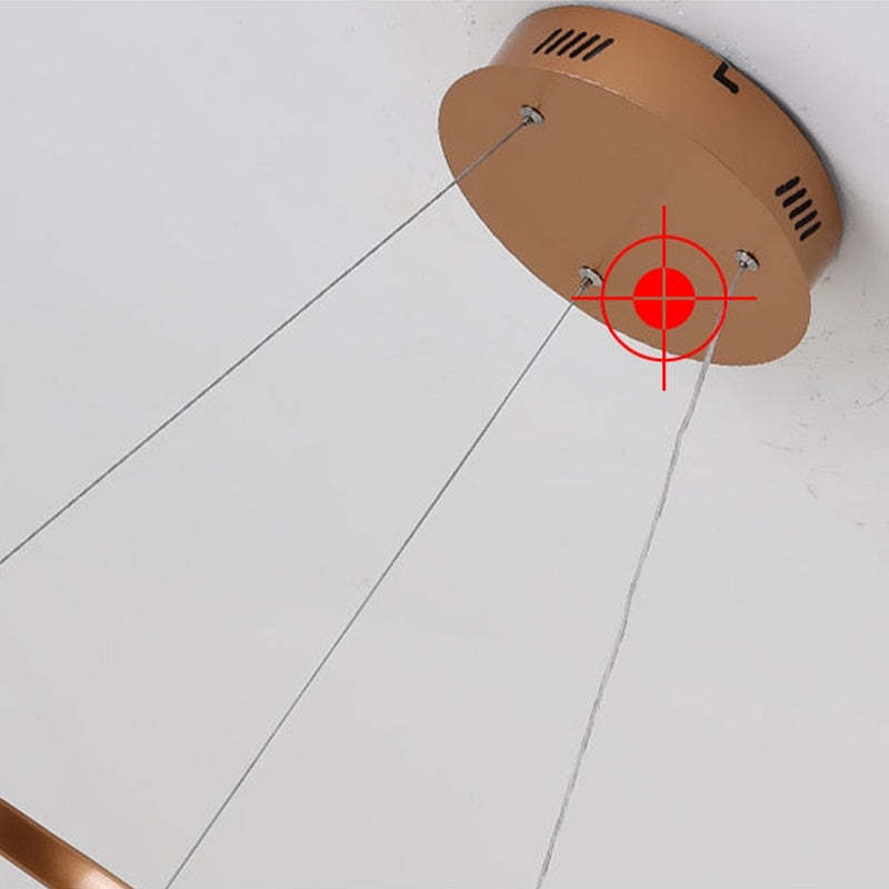 Evren Nowoczesna Nieregularna Kwiatowa Lampa Wisząca, 3 Kolory