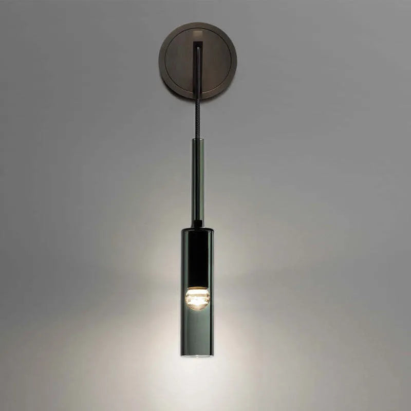 Lampa ścienna/wisząca Drevo, nowoczesna, szklana, opływowa