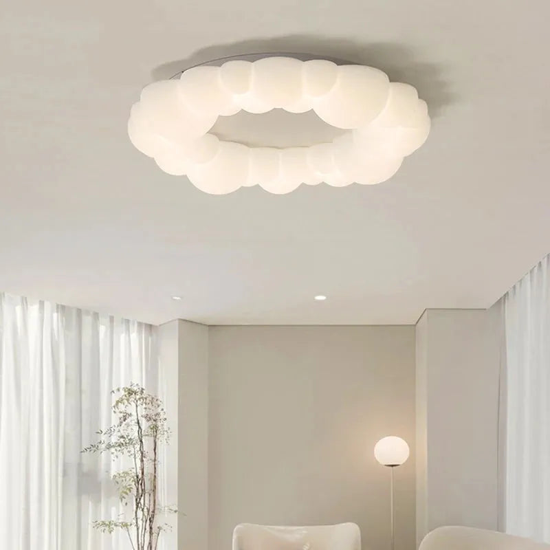 Lampa wisząca i sufitowa Keli, ściemniana pilotem