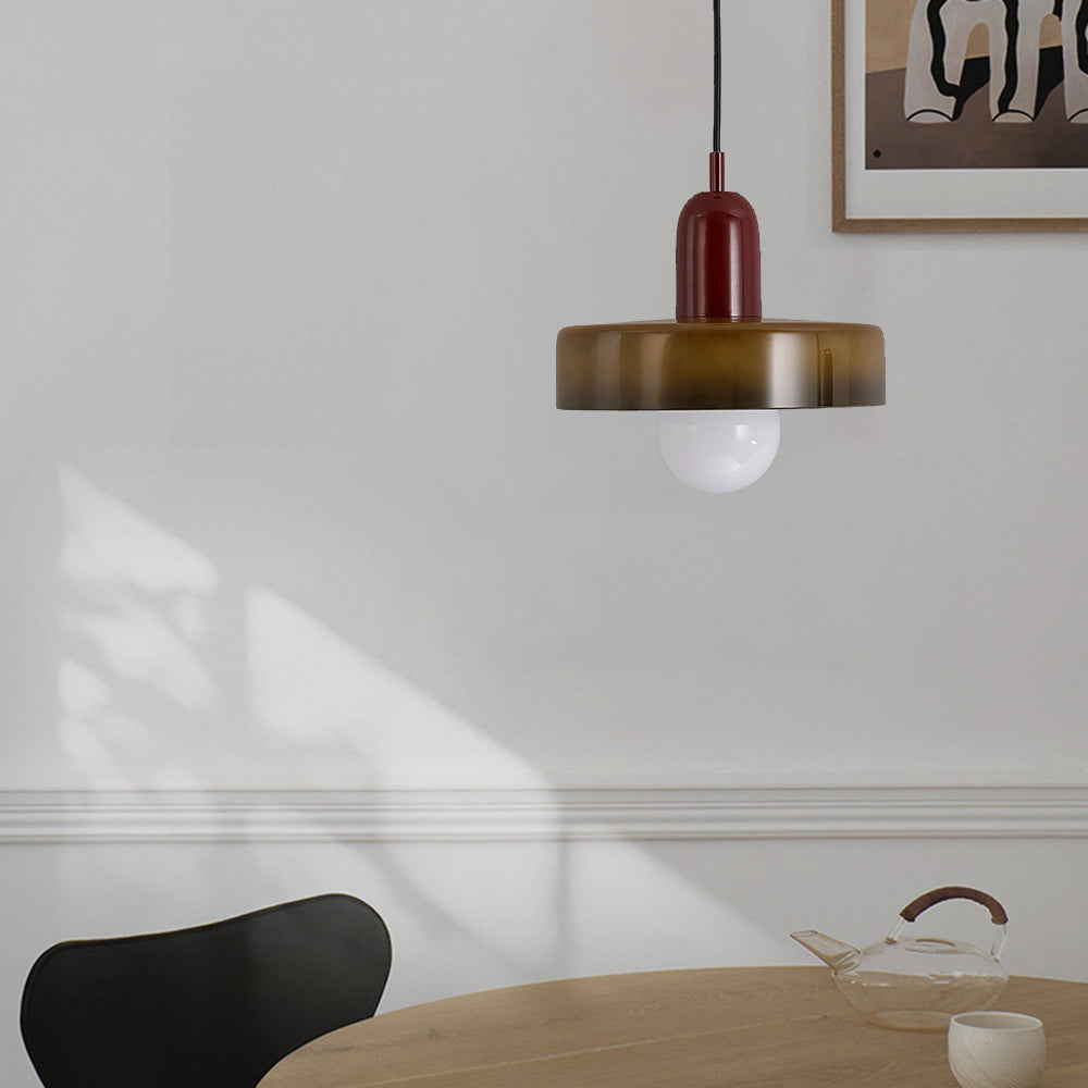 Lampa Wisząca Cavien Vintage Szklana