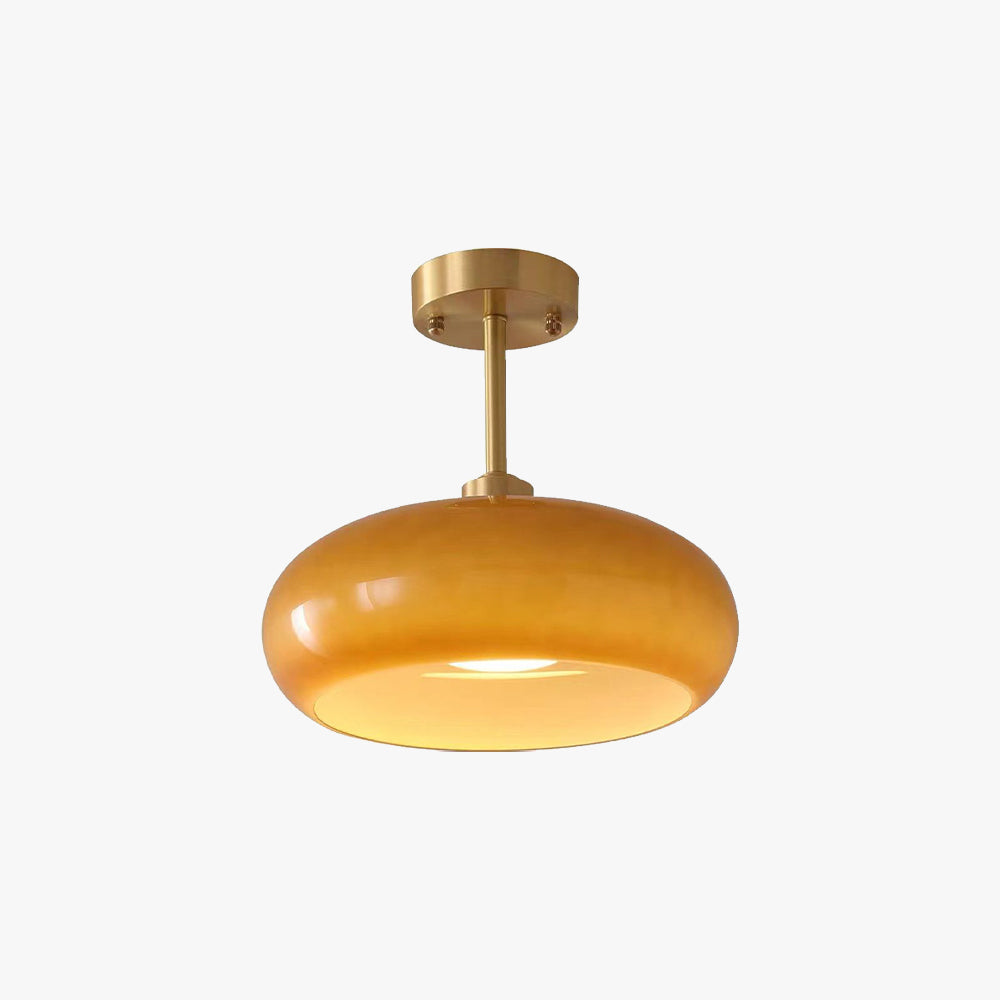 Lampa sufitowa Vensia szklany plafon