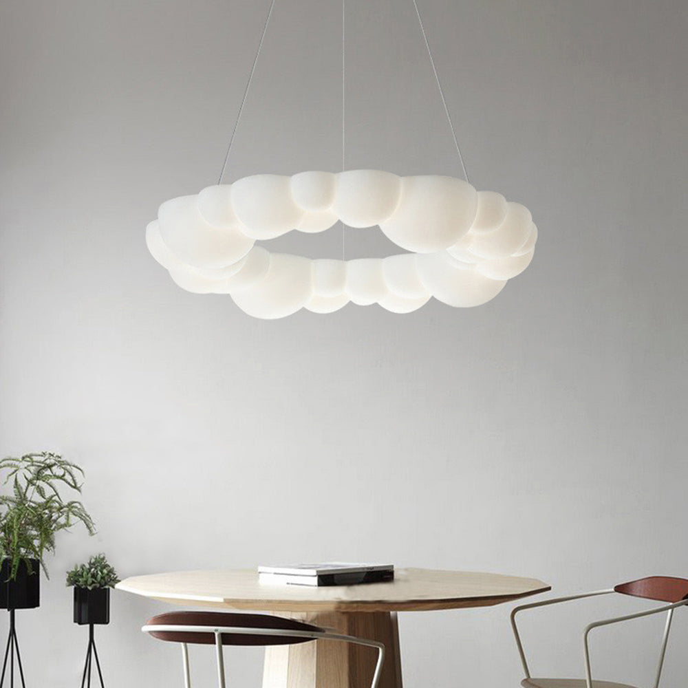 Lampa wisząca i sufitowa Keli, ściemniana pilotem