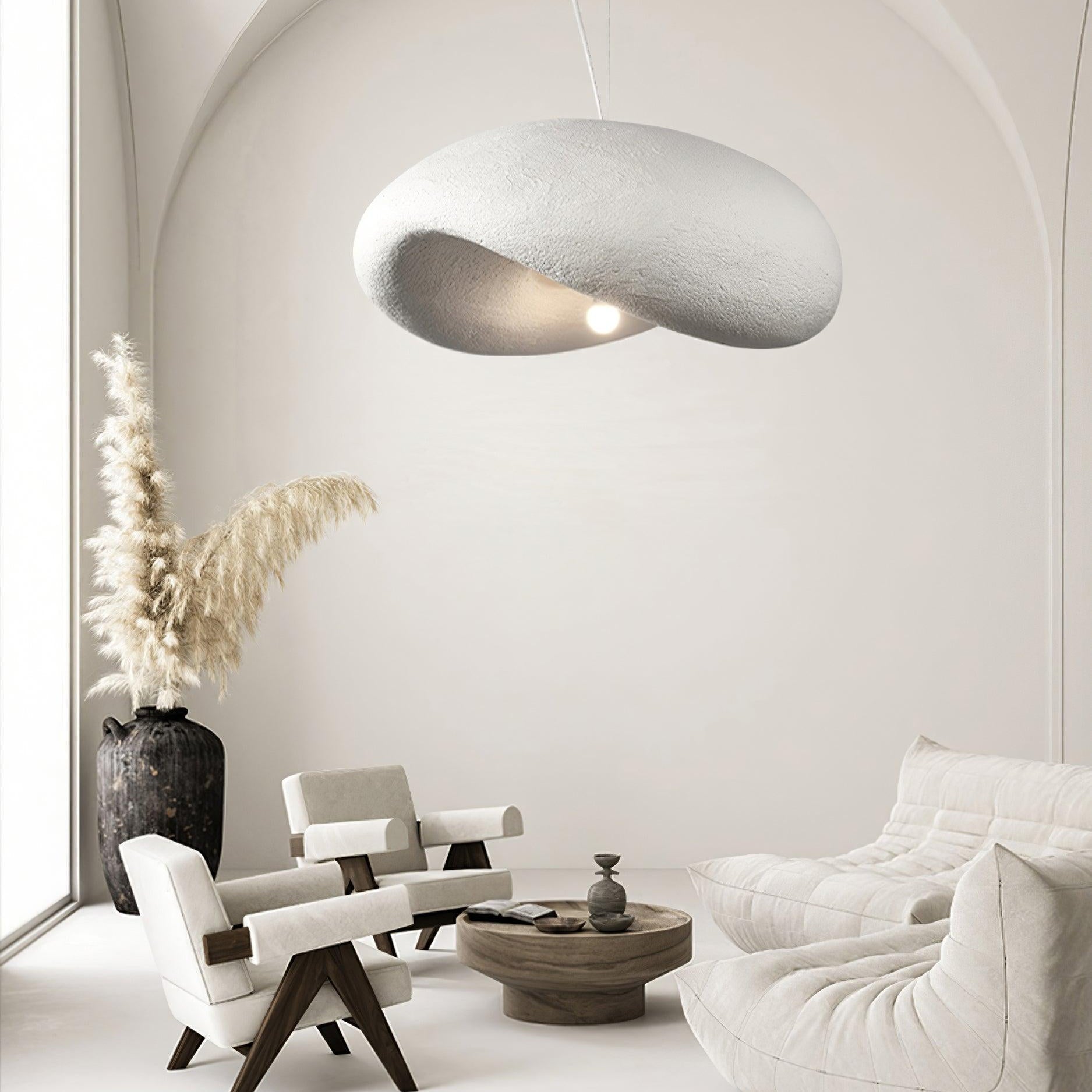 Lampa wisząca Cosmo w kształcie chmury w stylu Wabi Sabi