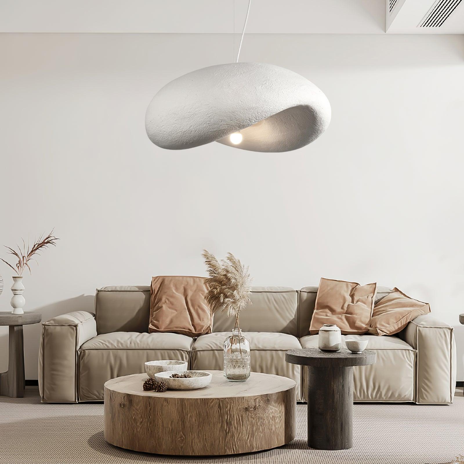 Lampa wisząca Cosmo w kształcie chmury w stylu Wabi Sabi
