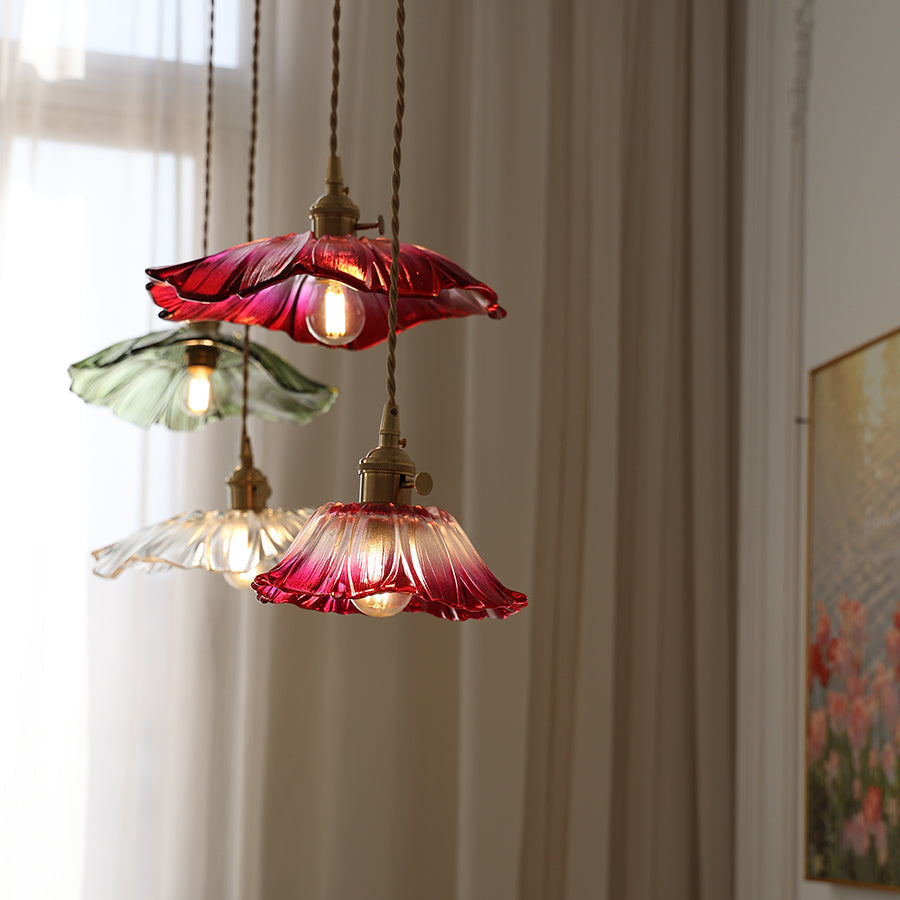Lampa Sufitowa/Wisząca Lavor Flower ze Szkła