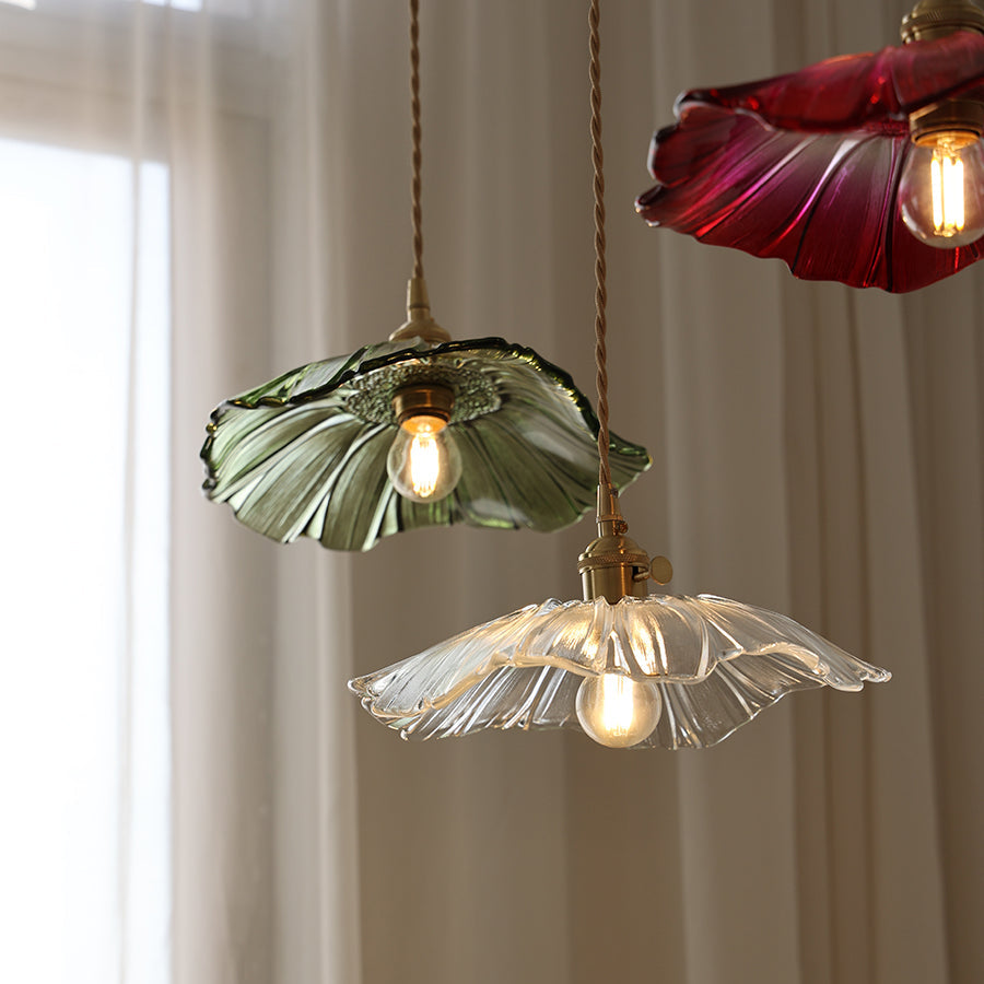 Lampa Sufitowa/Wisząca Lavor Flower ze Szkła
