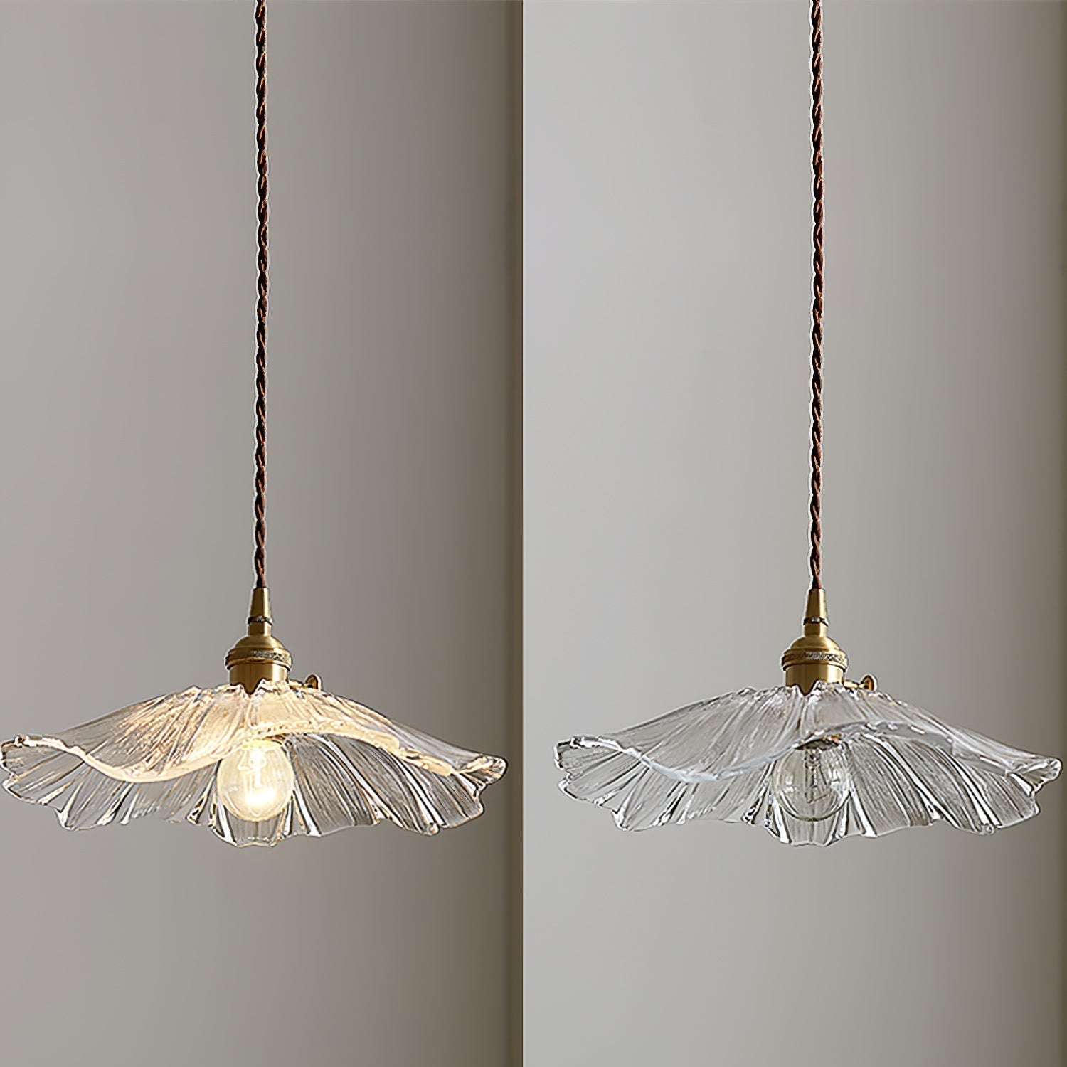 Lampa Sufitowa/Wisząca Lavor Flower ze Szkła
