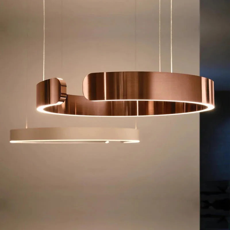 Lampa Wisząca Soriel Luksusowy Minimalistyczny Pierścień LED