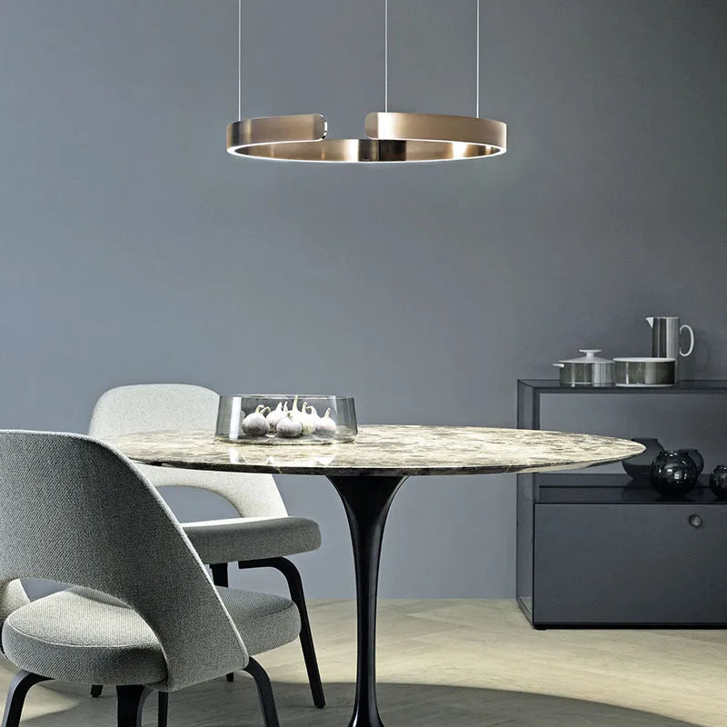 Lampa Wisząca Soriel Luksusowy Minimalistyczny Pierścień LED