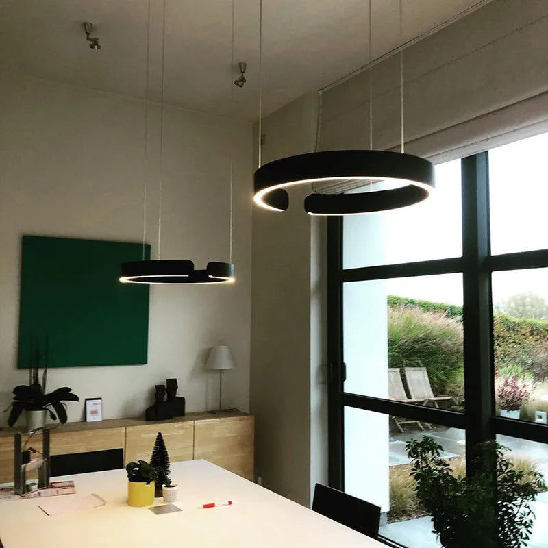 Lampa Wisząca Soriel Luksusowy Minimalistyczny Pierścień LED