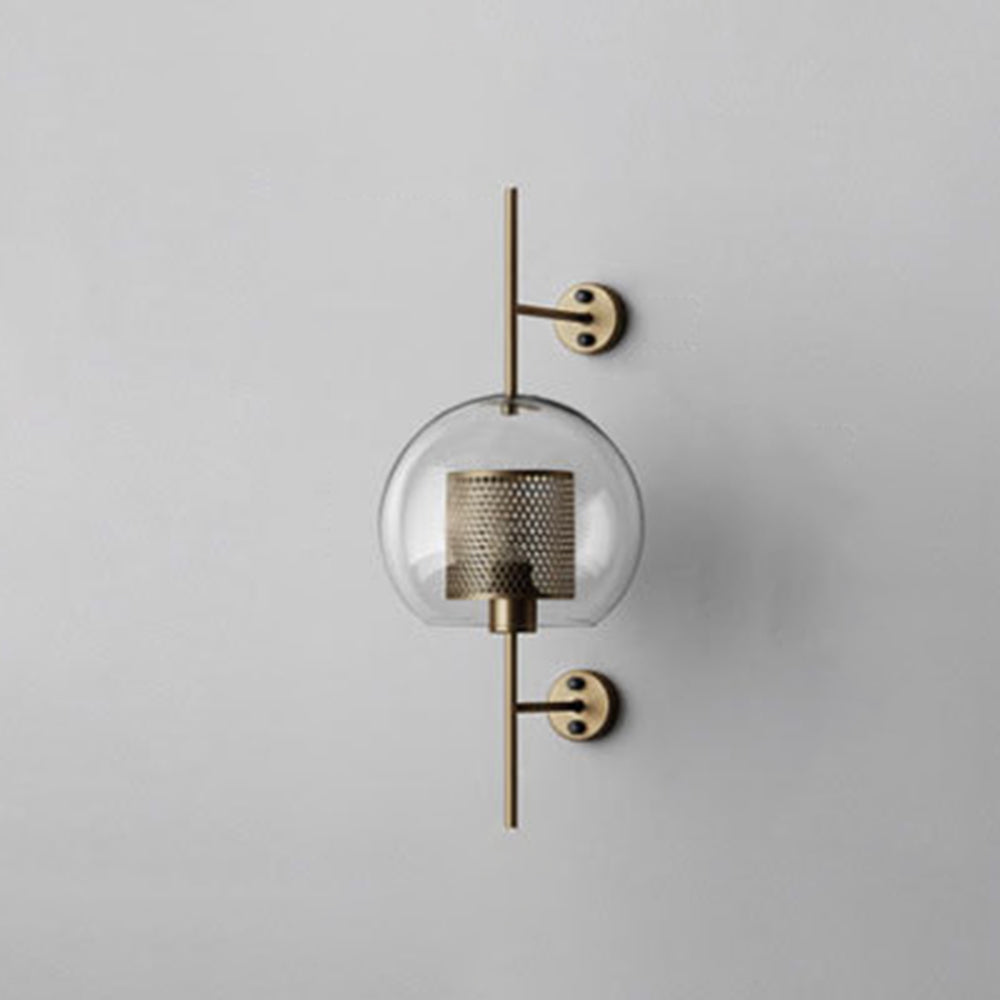 Seniq Industrialna Elegancka Szklana Lampa Ścienna