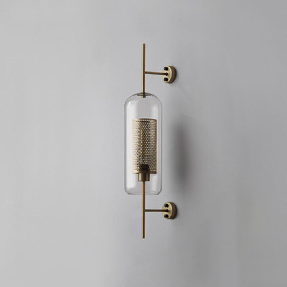 Seniq Industrialna Elegancka Szklana Lampa Ścienna
