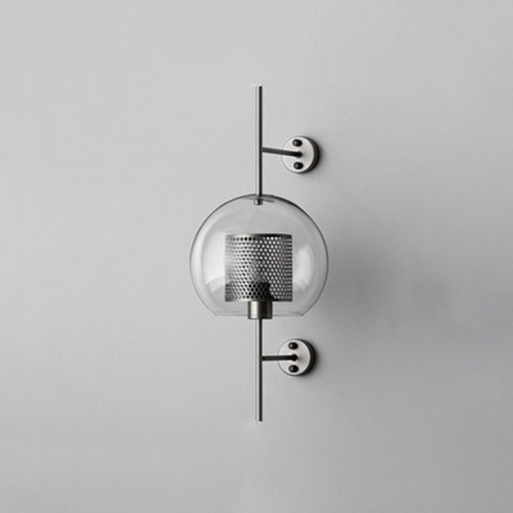 Seniq Industrialna Elegancka Szklana Lampa Ścienna