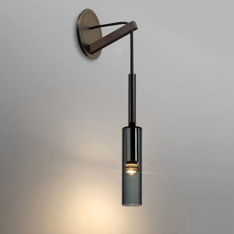 Lampa ścienna/wisząca Drevo, nowoczesna, szklana, opływowa