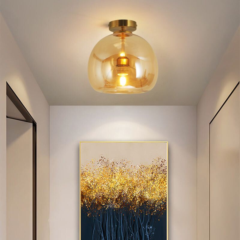Lampa sufitowa/wisząca Laru Glass Semi-Flush Mount