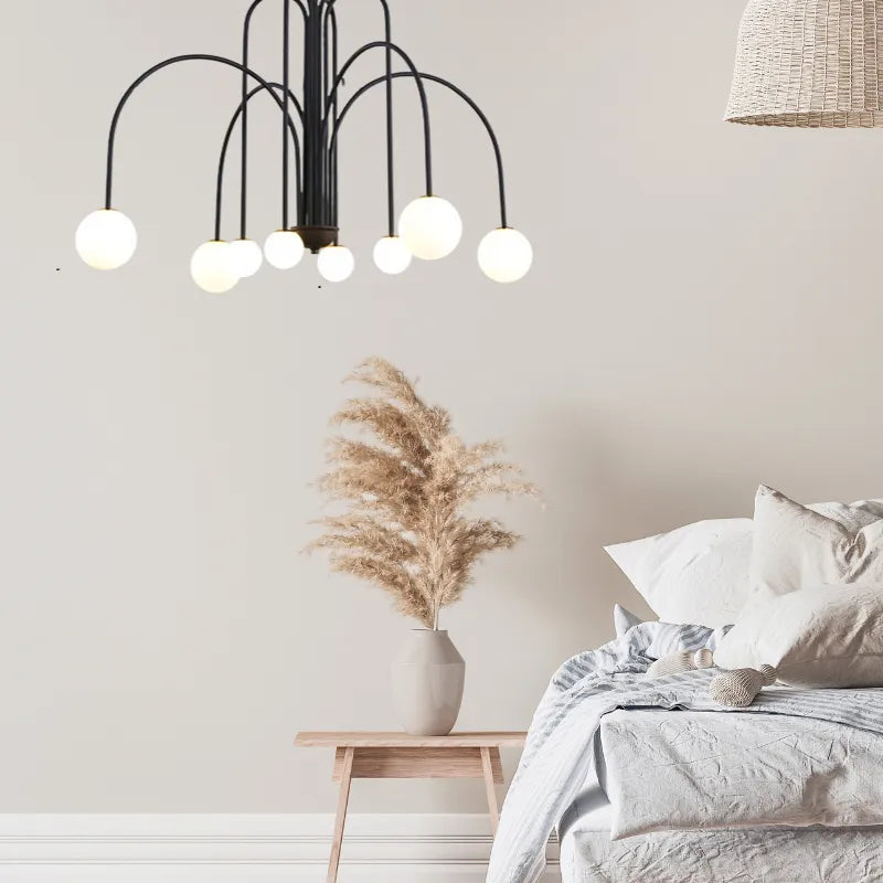 Lampa Wisząca Arvyn z Podwójną Szklaną Bańką